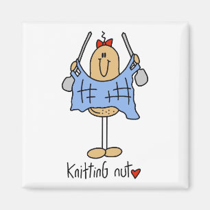 Breien Noten T-shirts en Cadeaus Magneet