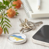 Breien Oekraïense staat kaart tekst Glorie naar Oe Sleutelhanger (Zijkant)