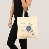 Breien (of niet) tote bag (Voorkant (product))
