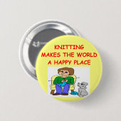 breien ronde button 5,7 cm (Voorkant /achterkant)