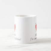 Breien Shh! Ik tel steken, leuke mok (Center)