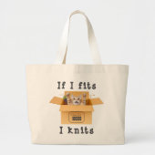 Breien Sinaasappel Tabby Canvas tas (Voorkant)