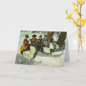 Breien voor de soldaten | George Luks Kaart (Gele Bloem)