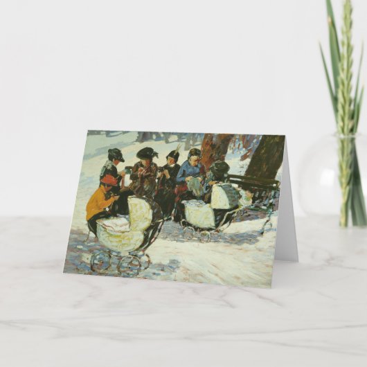 Breien voor de soldaten | George Luks Kaart (Voorkant)