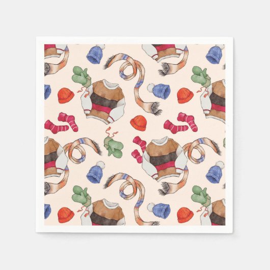 Breien Vreugde (Linnen) - Servetten (Voorkant)