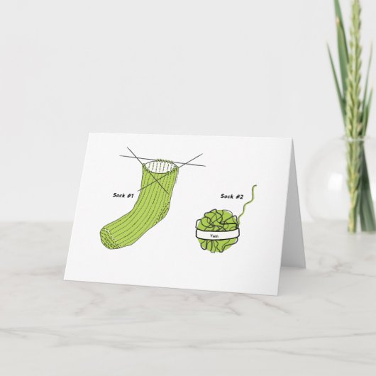 Breien Wenskaart, Breien Kaart (Voorkant)