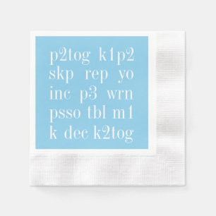 BREIEN WOORDEN Gecoineerde cocktail papier servett Servet