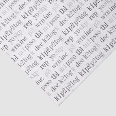 BREIEN WOORDEN Tissue Paper Tissuepapier (Detail)