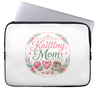 Breiende Moeder - Laptop Hoes