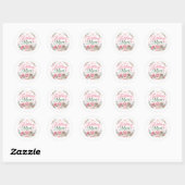 Breiende Moeder - Ronde Stickers (vel van 6) (Vel)