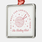 Breigaren liefhebbers Kerstmis Metalen Ornament (Links)