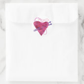 breihart ronde sticker (Tas)