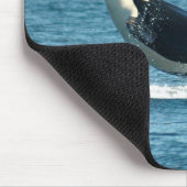 Breikende walvis Mousepad Muismat (Hoek)