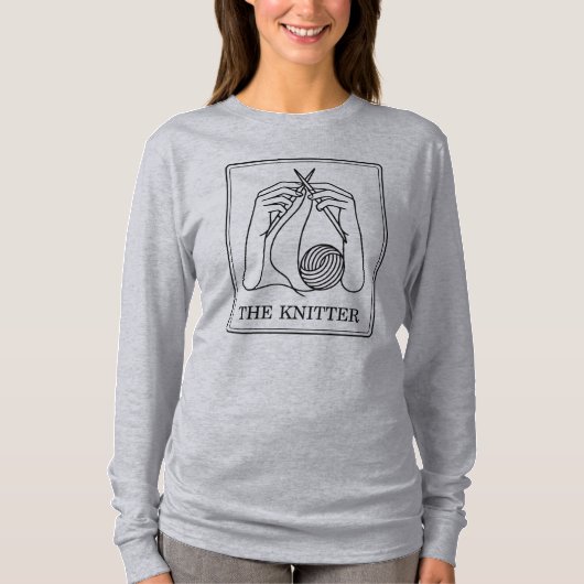 Breikunst – Minimalistisch garenontwerp T-shirt (Voorkant)