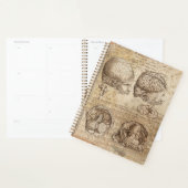 brein Anatomie Verstoorde collage Kunst Planner (Display)