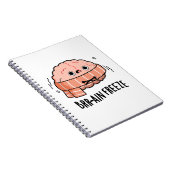 Brein Freeze Grappige Biologie Anatomie Pun Notitieboek (Rechterzijde)