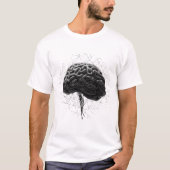 Brein Neural AI Deep Learning Computer Algoritme T-shirt (Voorkant)