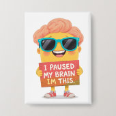 Brein op pauze: dit ben ik! Nu Button (Voorkant)