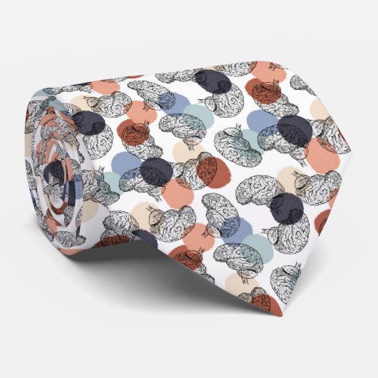 brein op wit stropdas (Opgerold)