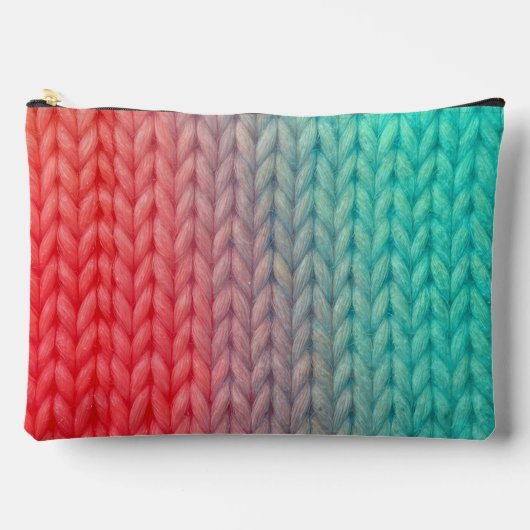 Breinaadtextuur in verloopkleuren etui (Voorkant)