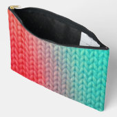 Breinaadtextuur in verloopkleuren etui (Open)