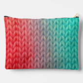 Breinaadtextuur in verloopkleuren etui (Achterkant)