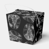 breindiagram Afdrukpatroon Afdrukpatronen Zwart Bedankdoosjes (Achterkant)