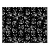  breindiagram Afdrukpatroon Afdrukpatronen Zwart Rubberstempel (Afrduk)