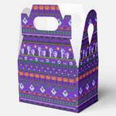 breinpatroon van Paarse Halloween Bedankdoosjes (Geopend)