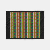 Breipatronen voor rendieren en kerstbomen fleece deken (Voorkant (Horizontaal))