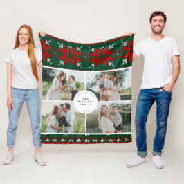 Breipatroon Trui Familie Foto Fleece Deken