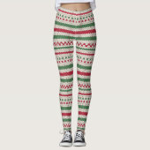 breipatroon voor kersttruien leggings (Voorkant)