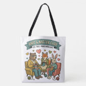 Breiprojectentas en boodschappentas tote bag (Voorkant)