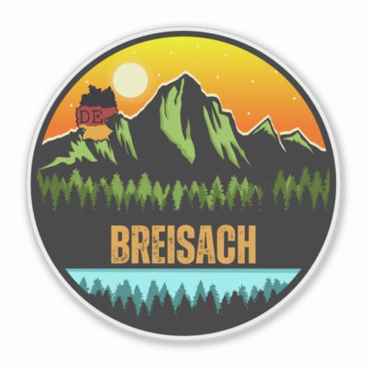 Breisach, Duitsland Sticker (Voorkant)