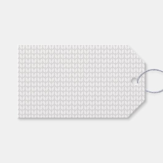 breisteek met patroon cadeaulabel (Voorkant (Horizontaal))