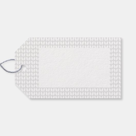 breisteek met patroon cadeaulabel (Achterkant Horizontaal)