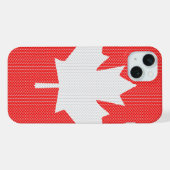 Breistijl Esdoornblad Breimotief iPhone Hoesje (Achterkant horizontaal)