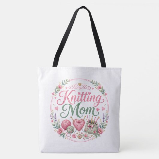 Breitas voor breiende moeder tote bag (Voorkant)
