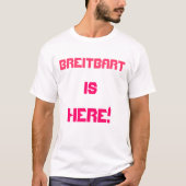 Breitbart is hier in het shirt (Voorkant)