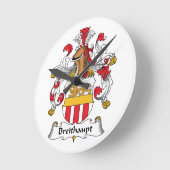 Breithaupt Family Crest Ronde Klok (Hoek)