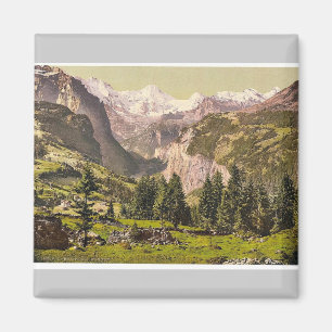 Breithorn uit Wengen, Bernese Oberland, Zwitserlan Magneet