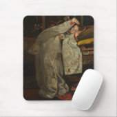 Breitner, meisje in een witte Kimono - 19de C.Fine Muismat (Met muis)