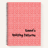 Breitte koraal, spiraallaptop notitieboek (Voorkant)