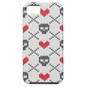 Breittenpatroon met schedels Case-Mate iPhone case (Achterkant)