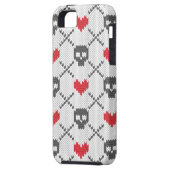 Breittenpatroon met schedels Case-Mate iPhone case (Achterkant Links)