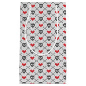 Breittenpatroon met schedels klein cadeauzakje (Voorkant)