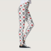 Breittenpatroon met schedels leggings (Rechts)