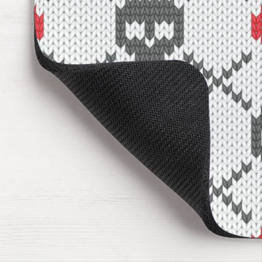 Breittenpatroon met schedels muismat (Hoek)