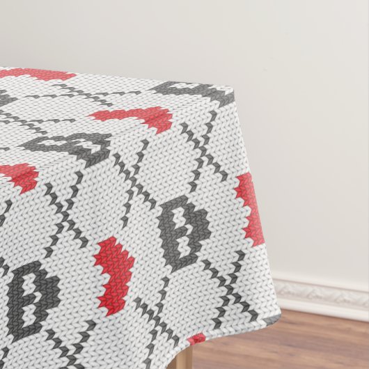 Breittenpatroon met schedels tafelkleed (Voorbeeld)