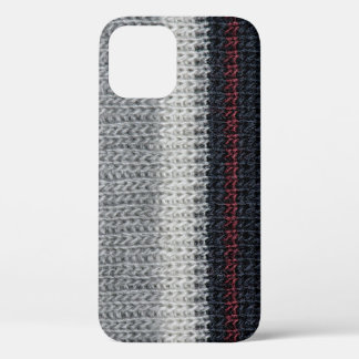 Breiwol: rode, witte strepen. Case-Mate iPhone case
